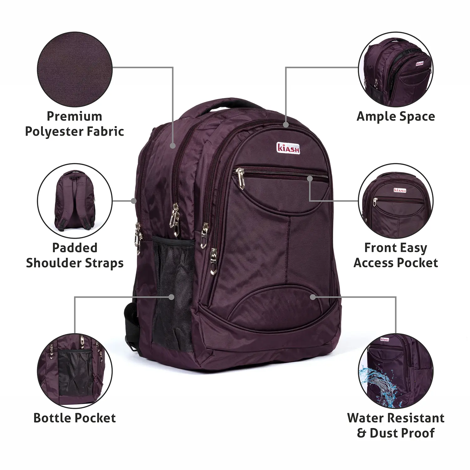 Burgundy ----- Purple