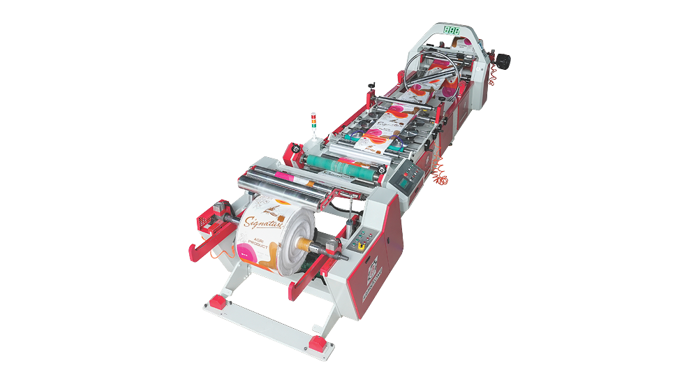 High Speed Roll to Roll Gusseting Machine
