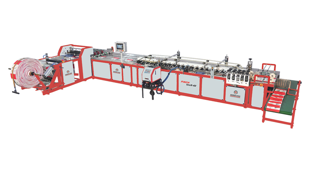 Roll to Piece Pinch Bottom Bag Making Machine