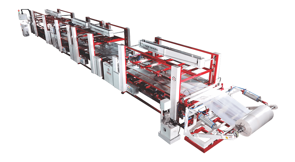 Form Fit Bottle Shape Liner Sealing With Cold Perforation Cutting System