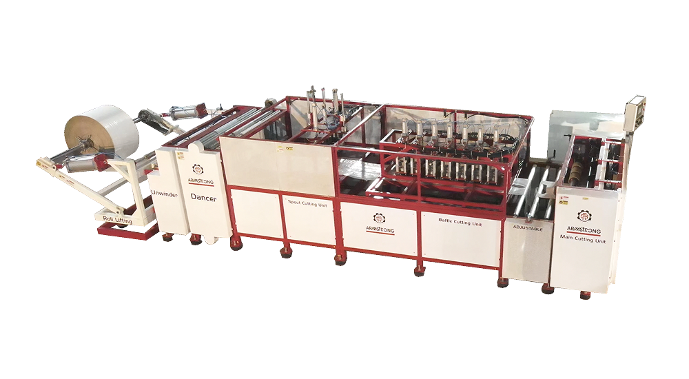Automatic Spout & Baffle Punching Machine
